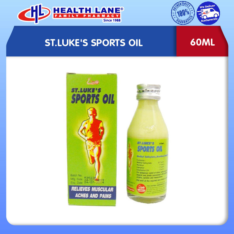 ST.LUKE'S SPORTS MINYAK 60ML